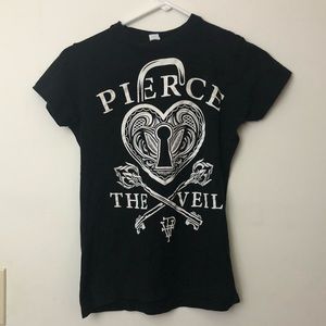 Black & White Pierce the Veil Band Tee